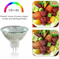 Miniatyrbillede 3 af 5: Pakke med 8 12V Halogen Reflektorpærer GU5.3 50W, Dæmpbar Spotlight, MR16 Halogen Spotlys Pære, 660LM, Varmt Hvidt 2700K, 36° Stråle, 2-polet Sockel