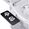 Miniatyrbilde 1 av 5: Ikke-elektrisk bidet-sprøyter med selvrensende doble innfellbare dyser - Foran og bakrengjøring - Justerbar trykknapp for kaldt vann