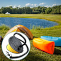 Miniatyrbilde 4 av 5: Fotluftpumpe, bærbar oppblåsbar flytende radpumpe, for camping, svømmebasseng, oppblåsbar bøye, oppblåsbar madrass