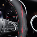 Miniatyrbild 4 av 5: Auto Halkskyddad Präglad Läder Bilstötskydd för Golf 7 Mk7 -