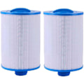 Miniatyrbillede 1 af 5: Sæt med 2 patroner til Jacuzzi-filter, til spa, Unicel 6CH 940, Pleatco PWW50P3, Waterway Front Access Skimmer og Filbur FC 0359