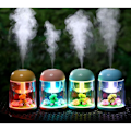 Miniatyrbilde 5 av 5: Miniatyr Transparent Mikro-Landskap Luftfukter Luft Sprayer Luftrenser Aromadiffuser Fargerik Nattelys for Hjem Kontor