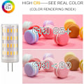 Miniatyrbillede 3 af 5: G4 Led 12v 4w Lyspære, AC/DC 12V Belysningslamper Ækvivalent til 30W Halogen, 400LM, Varmt Hvidt 3000K, Ikke-dimbar, Udskiftning til Hætte og Lysekrone