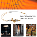 Miniatyrbild 4 av 5: Gasol Patio Värmare Kontrollventil Termoelement Sensor Propangas Dump Switch Knapp Eldgrop Kontroll Säkerhet Pilot Port Montering