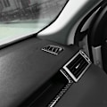 Miniatyrbilde 4 av 5: Ny myk fiber dashbord luftventil utløpsramme deksel trim for Sport 2015-2019