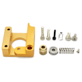 Miniatyrbillede 1 af 5: 3D-printer MK8 1,75 mm filament ekstruder kit MK8 med alle metalrammer til Makerbot Reprap venstre hånd