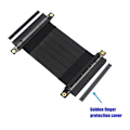 Pikkukuva 3 / 5: Joustava PCI-E 16X -jatkokaapeli, uros-uros, 20 cm