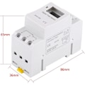 Miniatyrbillede 5 af 5: LCD Timer Ugentlig Elektrisk Planlægger Digital Timer Switch 15A(220V)