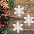 Miniatyrbilde 4 av 5: 24 stk julekrystall klare akryl strass gel juledekorasjoner for juledekorasjoner