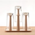 Miniatyrbilde 4 av 5: Ny Hjem Plast Glasskopp Stativ Kopp Avløp Tørking Organizer Holder Avløp Stativ 9 Kopper Kjøkkenutstyr Hot