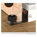 Miniatyrbild 5 av 5: Multifunktionell Dörrbottenguide för Skjutdörrar - Justerbar Rullguide (1-pack)