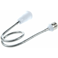 Miniatyrbillede 2 af 5: E27 Pæreforlænger Fleksibel Adapter Konverter (Hvid, 60cm)
