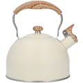Miniatyrbild 1 av 5: Visslande vattenkokare 2,5L Rostfritt stål Tekanna Vattenkokare Ergonomiskt handtag Tekanna Beige