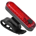 Miniatyrbillede 5 af 5: 2 stk./sæt baglygte, ultra USB-genopladelig baglygte, rødt LED-tilbehør med høj intensitet, egnet til alle racercykler, hjelme
