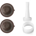 Miniatyrbillede 1 af 5: Genanvendelig Kaffe Kapsel Filter til Vertuo Genopladelig Kop Holder med Tamper Sikker Fyldningsring