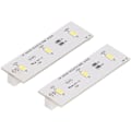 Miniatyrbilde 1 av 5: 2 stk. Erstatnings-LED-lyslist for kjøleskap, reparasjonsdel for SW BX02B DC 12V