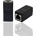 Miniatyrbillede 2 af 5: RJ45-kobling, Ethernet-kabelforlængelse tilsluttet til hun-LAN-adapter til hun-forlængeradapter, er kompatibel med Cat7 Cat6a Cat5a-netværk (5