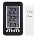 Miniatyrbild 3 av 5: Inomhus termometer, stor digital LCD-termometer temperaturmätare övervakningsrum termometer sändare mätare