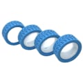 Pikkukuva 4 / 5: 65mm Metal Wheel Rim Tire with 12mm Adapter for C14 C24 MN D90 MN98 MN99S MN-90 Remote Control Car Upgrade Parts, Yellow