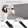 Miniatyrbillede 5 af 5: Sofa Betræk Vandtæt Sofaovertræk med Elastiske Stropper Anti-Slip Skum til Stue Hunde Beskyttelse Beskyt mod Kæledyr, Stænk, Slid og Pletter