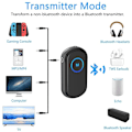 Pikkukuva 4 / 5: 2 in 1 Langaton Auton Bluetooth-Sovitin Aux-Lähetin/Vastaanotin 3,5 mm:n Äänikaapelilla