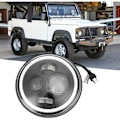 Miniatyrbilde 3 av 5: LED-frontlys, 7 tommer Tower Daytime Running Lights Blinklys Frontlys Lampe Høy og Lavstråle Bilfrontlyssett
