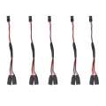 Pikkukuva 3 / 5: 5 kpl / erä RC Servo Y -jatkokaapeli johdin JR Futaba RC Servolle RC lentokone helikopteri auto DIY, 15 cm