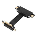 Pikkukuva 3 / 5: PCIE X1 Dual PCIe 3.0 Jatkekaapeli 90 Asteen Oikea Kulma, 8Gbps PCI Express 1X Kortti - 5CM