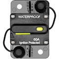 Miniatyrbillede 2 af 5: 60A Inline Inverter Sikring med manuel nulstilling til bilradio RV 12V-48V DC Vandtæt (overflade)
