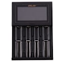 Miniatyrbillede 1 af 5: LCD Smart Charger I4 2.0A Smart Batterilader Til Aa Aaa 18650 26650 20700 Genopladelig Ion Batteri