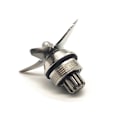 Miniatyrbillede 1 af 5: Blenderblad 4-bladet rustfrit stål våd kniv samling reservedele egnet til is