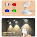 Miniatyrbild 3 av 5: LED-strålkastare Trådlös fjärrkontroll Skåp RGB-strålkastare Strålkastare för sovrum Vinkällare Dekorationsljus