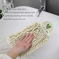 Miniatyrbilde 4 av 5: 2 stk. Kjøkkenhengende Håndklær Sett Chenille Hånd Tørk Bad Håndklær