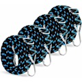 Miniatyrbillede 1 af 5: Flade elastiske spændere med kroge 2M, justerbar elastisk bungee-rem med metal krog, elastisk reb til bagage, bred elastisk flytterem til cykel