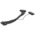 Miniatyrbillede 3 af 5: 24-bens til 20+4-bens dobbelt synkron startkabel splitter adapterkabel 24-bens bundkort forlængerkabel