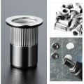 Miniatyrbilde 4 av 5: 100 stk M6 rustfrie stål nagelmuttere flate gjengede nagelmuttere
