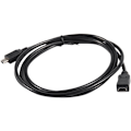 Pikkukuva 3 / 5: 1,5 m:n Mini USB B 5-nastainen uros-A-jatkokaapeli, sovitin, musta