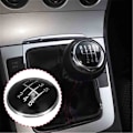 Miniatyrbild 4 av 5: 6-växlad manuell växelspaksknoppskydd för Golf V MK5 2003-2009