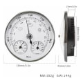 Miniatyrbild 5 av 5: Väggtermometer Barometer Termometer Hygrometer Väggtermometer Deko Hängande Väderstation Guld