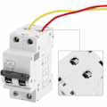 Miniatyrbillede 3 af 3: 250V DC 2P Lavspændings Miniature Air Circuit Breaker Solenergi Afbryder 16A/63A(63A)