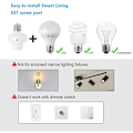 Miniatyrbild 5 av 5: Fjärrstyrd Ljussockel E27 Glödlampsockel Adapter ZigBee Smart Ljushållare WIFI Intelligent Röststyrd Ljussockel