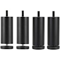 Miniatyrbilde 1 av 5: Moderne Sofabein i Aluminiumlegering, Utskiftbare Møbelbein 20 cm, for Seng, Kommode, Sylinderformet Metall Kaffebord Møbelbein