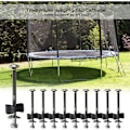 Miniatyrbild 2 av 4: 10 Set Trampolinbultar, Trampolin Fästskruvar, Galvaniserat Stål Trampolin Fästskruvar, Trampolintillbehör för Stor Trampolin och