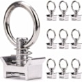 Miniatyrbilde 1 av 5: 10 stk. Enkelt Endekappe 1000 Dan kg Endekappe for Flytog Skinner Laste Ring for RW Laste Skinne Løfte Ring