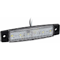 Miniatyrbild 4 av 5: 10 st 3,8\" 6 LED-sidomarkering 12V LED-positionsljus för släpvagn, positionsljus bärnsten, bakre sidomarkeringsljus, lastbilshytt positionsljus, husbil