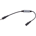 Miniatyrbild 3 av 5: Mini Fjärrkontroll Dimmer 12A 12V-24V för LED-Strips Monokrom Strip Controller Svart