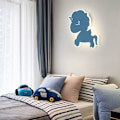 Miniatyrbilde 3 av 5: LED Unicorn Vegglampe Barnerom Gutter Jenter Barn Vegglampe Leselampe Soverom Sengelampe Unicorn Nattelykter Babylys Stemningslys for Barn
