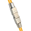 Miniatyrbillede 2 af 5: Cat6A-kabelforlængeradapterforbindelsesboks RJ45 LAN-kabelforlængeradapter fuldt afskærmet værktøjsfri