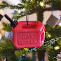 Miniatyrbilde 4 av 5: 3 stk. gasspynt, 2023 gassjulepynt, rødt harpiks julepynt til gass, morsomt minneverdig høytid