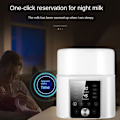 Miniatyrbilde 5 av 5: 2-i-1 Babyflaskevarmer Melkevarmer for Brystmelk Matvarmer for med Timer Steriliseringsfunksjon EU-plugg